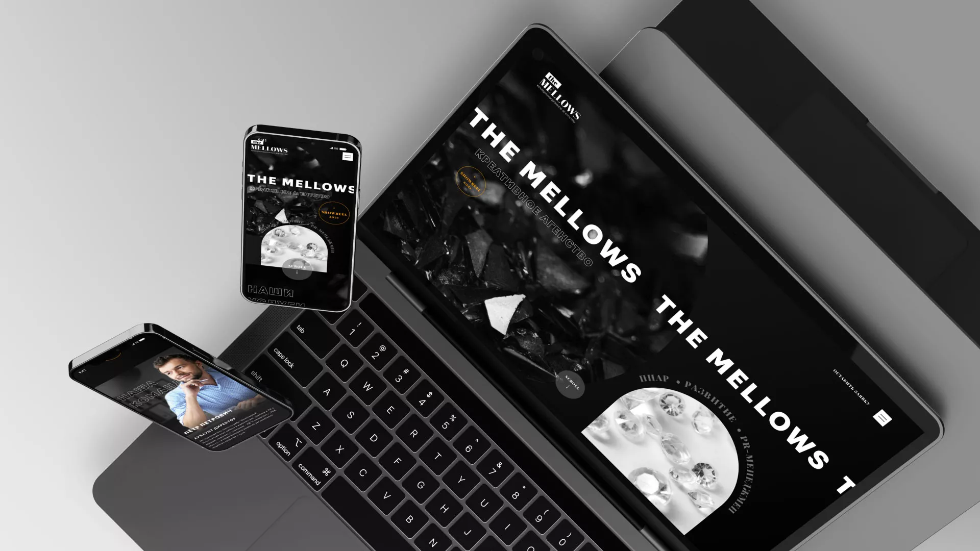 Разработка сайта креативного агентства «The Mellows» в Альметьевске